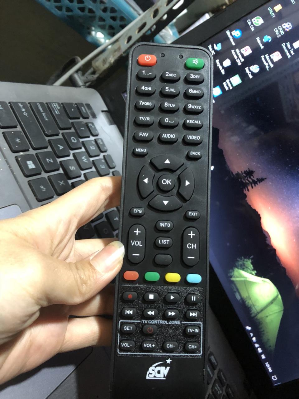 điều khiển đầu sctv HD