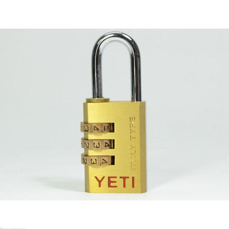 Khóa bấm mật khẩu 3 số YETI Model 330 (Đồng thau)