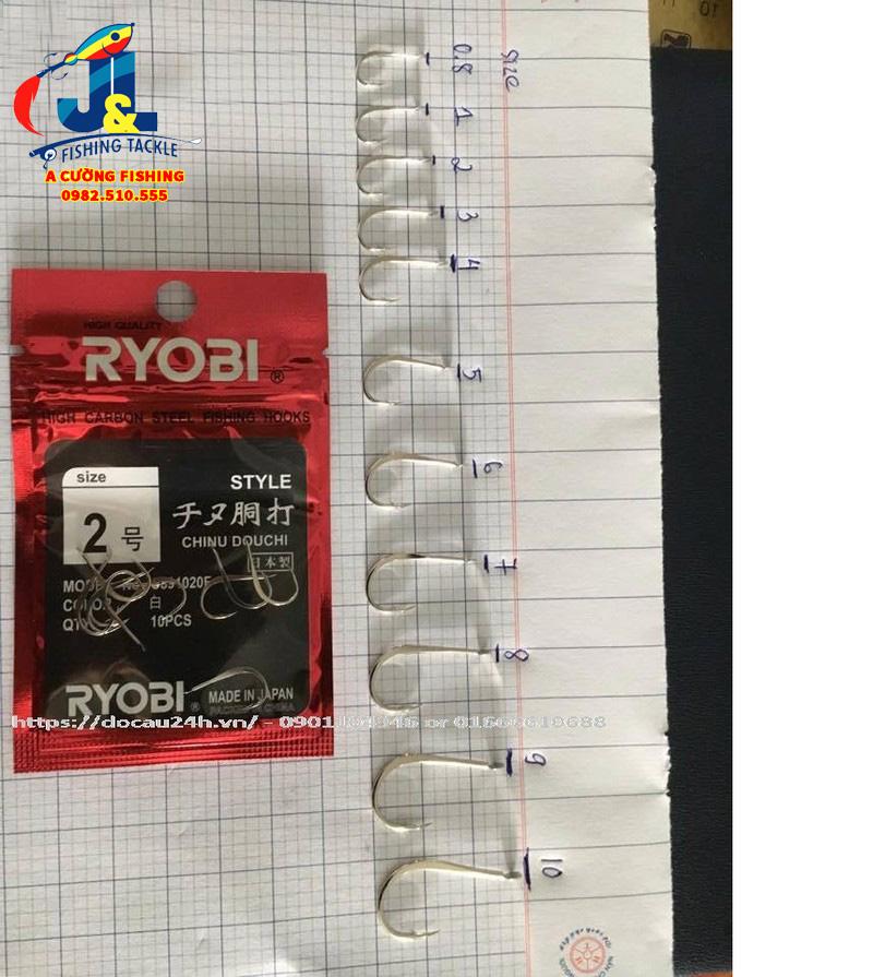Lưỡi câu đơn chinu ryobi japan