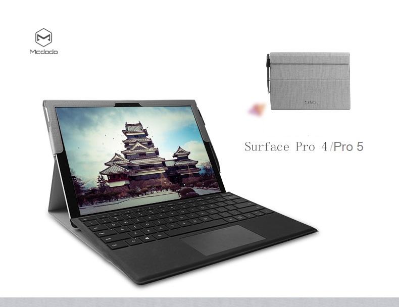 Bao Da Bảo Vệ Cho Surface Pro 4/5/6 và Surface Pro 7 ( Dùng Chung)