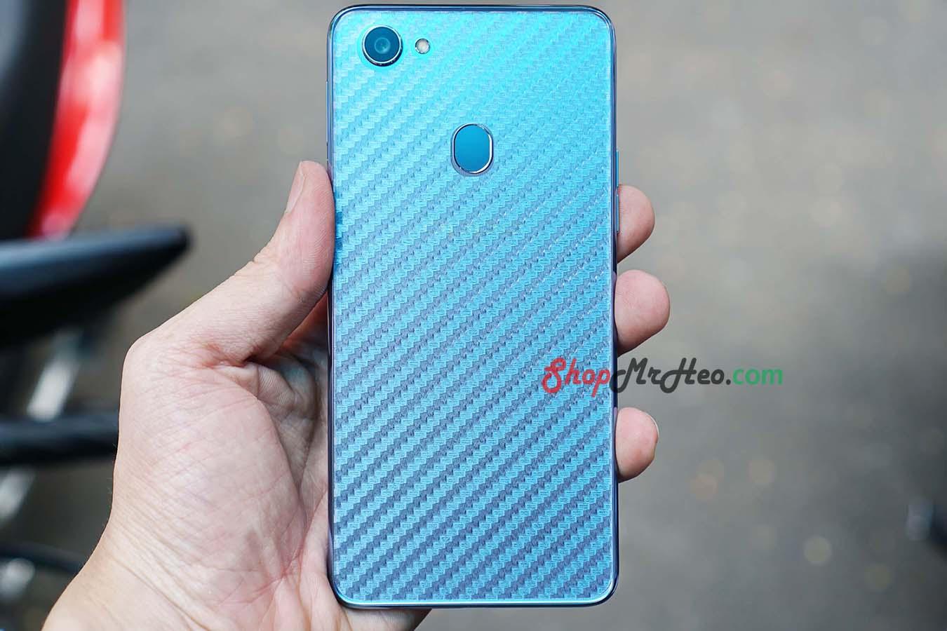 [HCM]Bộ 3 Skin Dán Lưng Vân 3D OPPO F7