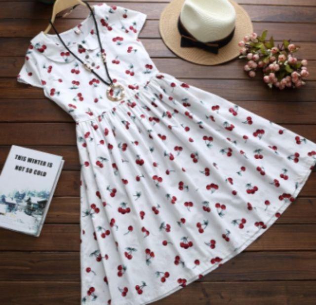 ĐẦM BẦU VÁY BẦU  CÔNG SỞ CHERRY
