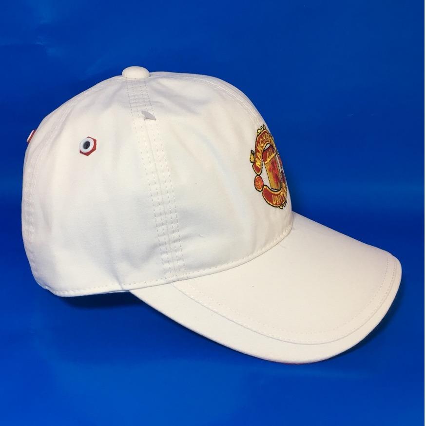 Nón kết cao cấp MU.FC (Trắng, Đỏ)