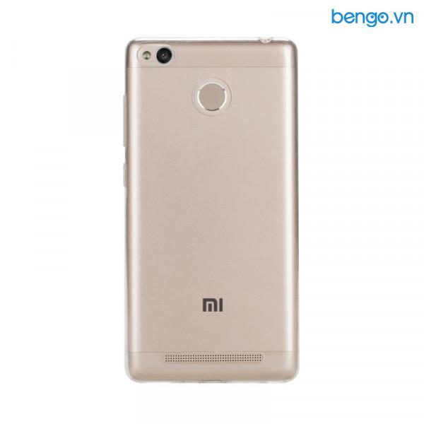 Ốp Silicon Xiaomi Redmi 3S cao cấp (trong suốt)