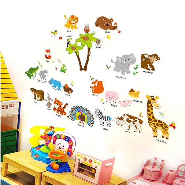 [Hcm]Wall Decal of Various Animals 2