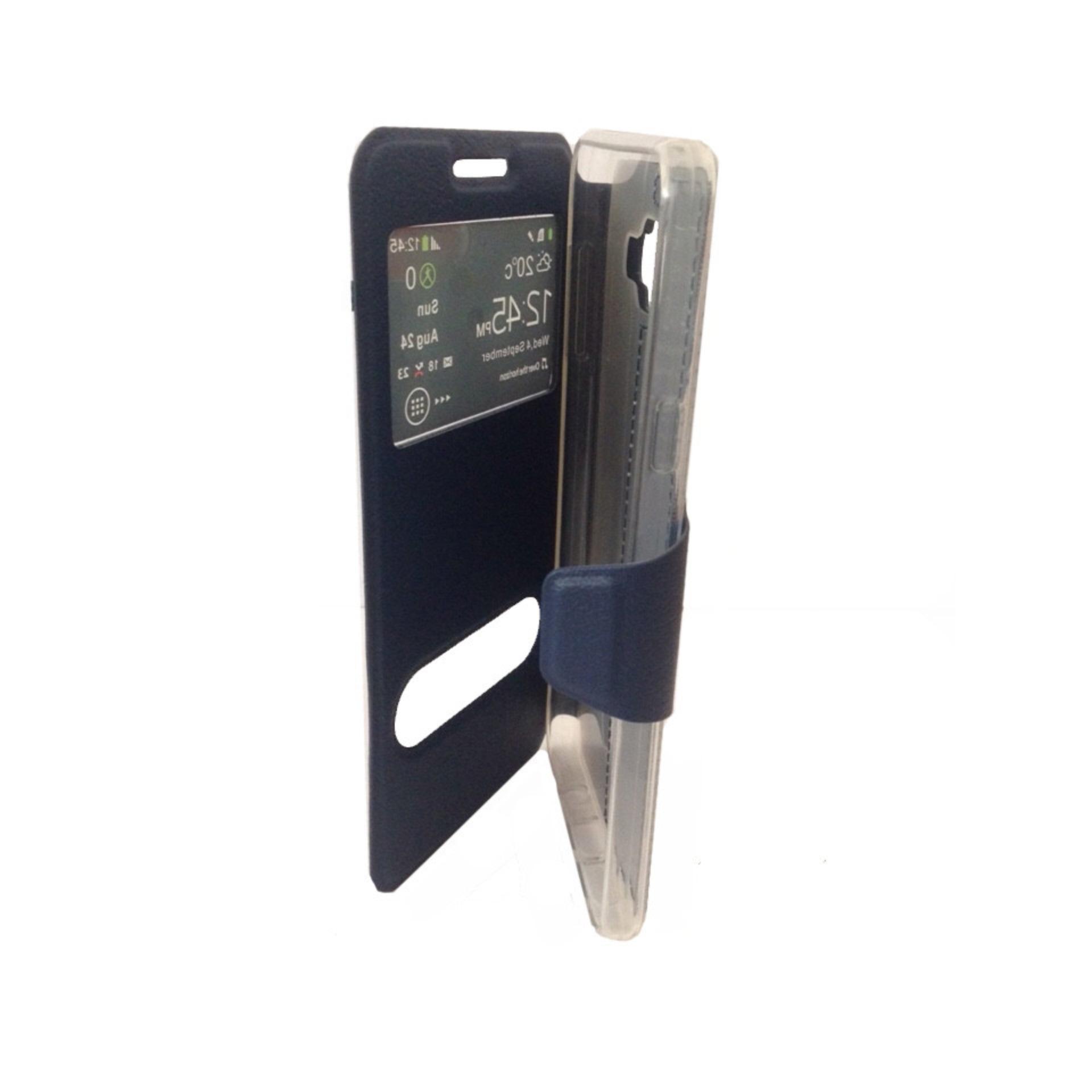 Bao da cho Samsung Core Prime G360 – ONJESS (Xanh than)