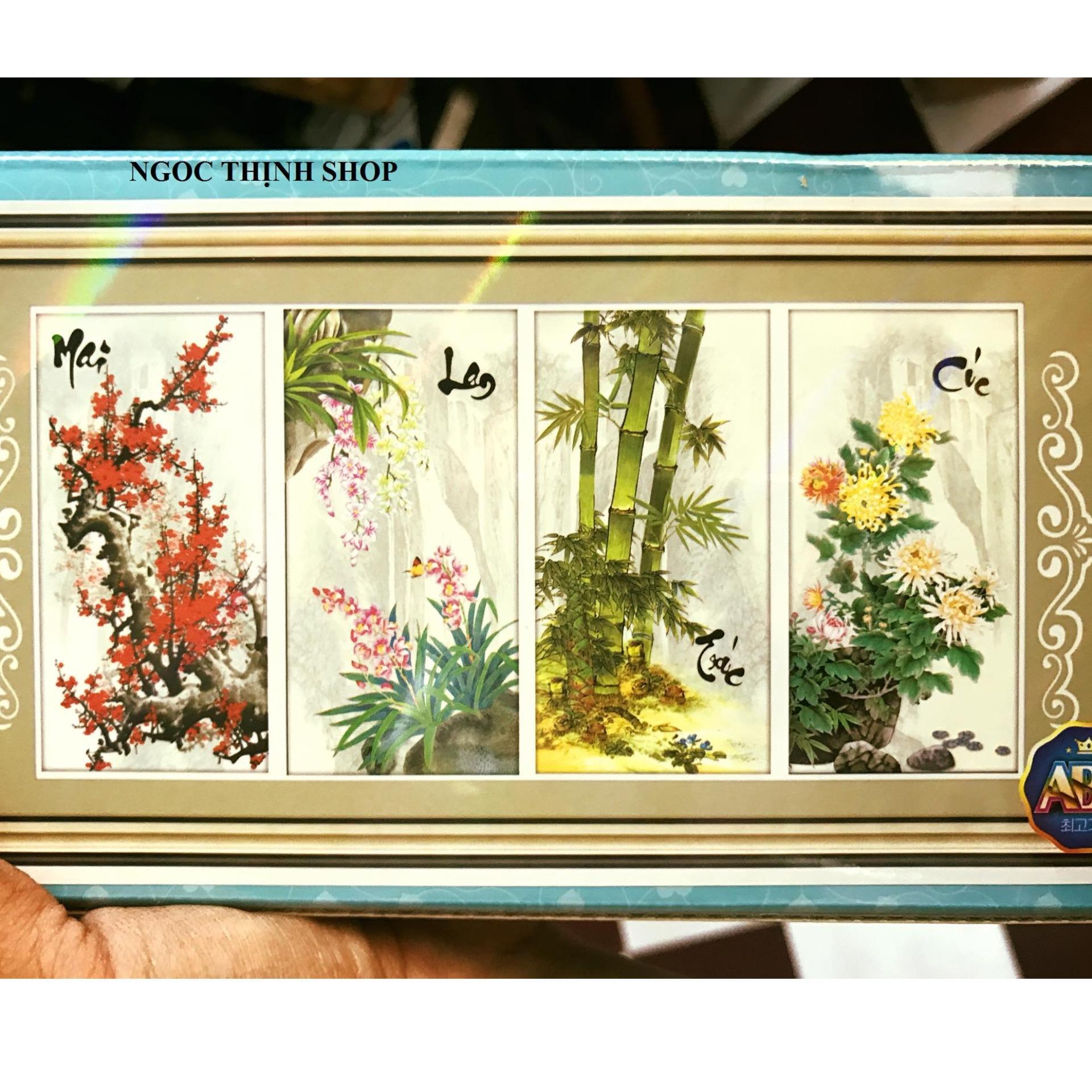 Tranh đính đá tứ quý df143