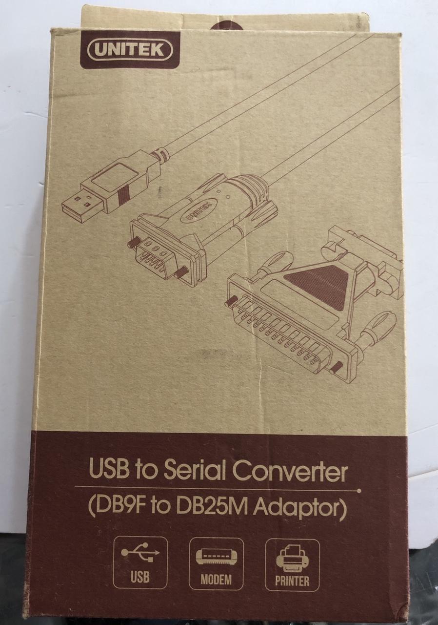 Cáp máy in chuyển từ Usb sang Com Unitek Y105A