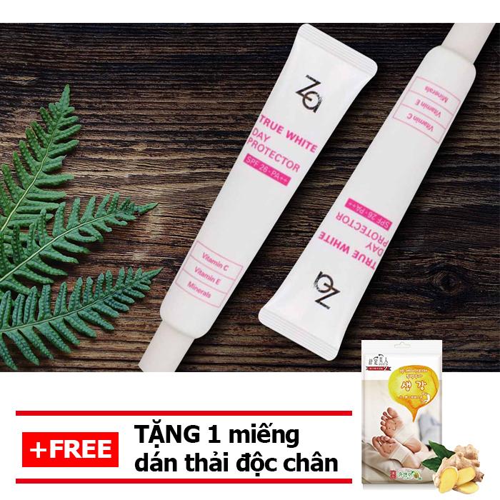 Combo 2 kem chống nắng ZA TRUE WHITE SPF26+++