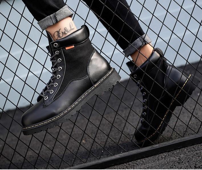 Giày Boot Da Nam Hàn Quốc SACAS SC065