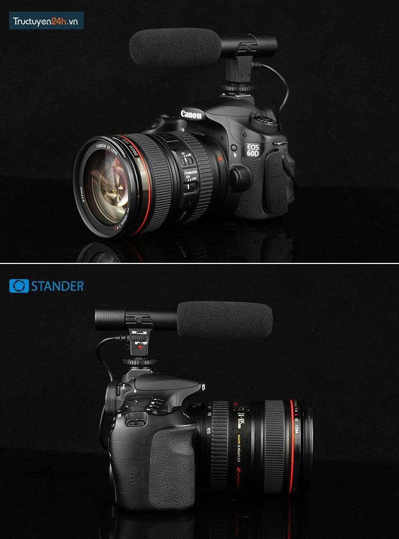 Microphone Si Dande MIC-01 dùng cho máy ảnh Canon/Nikon