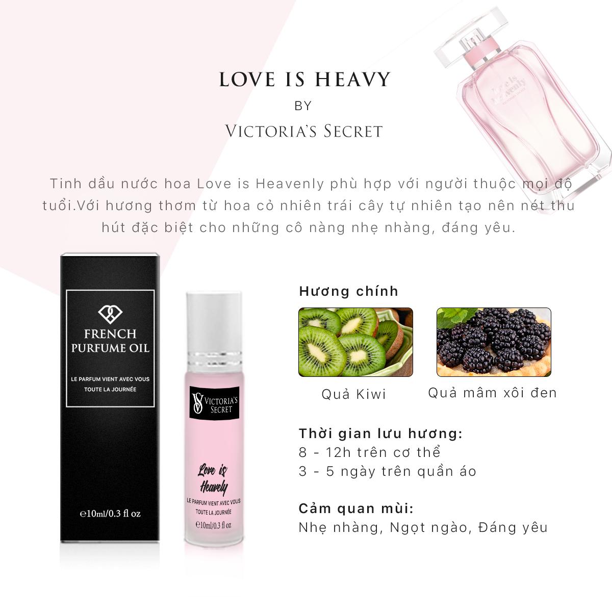 [NHẬP MÃ PINGLEHE2018 GIẢM THÊM] - Tinh dầu nước hoa Love is Heavely