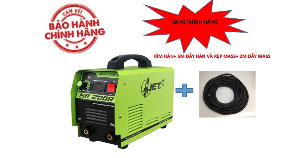 [HCM]Máy hàn điền tử Hồng Ký SR 200R(5m dây hàn 2m dây mass)