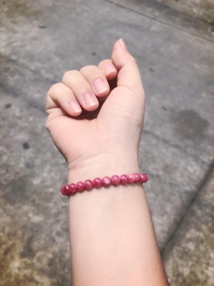 [HCM]VÒNG TAY RUBY HỒNG NGỌC SIZE 6LY