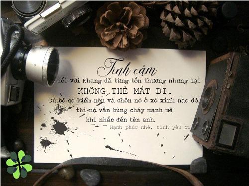 Hạnh phúc nhé tình yêu ơi