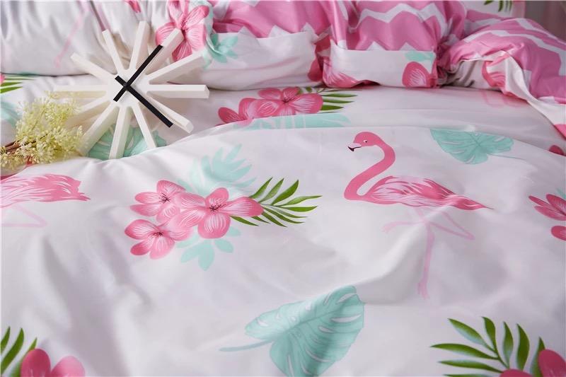 Set chăn ga Cotton Poly Flamingo