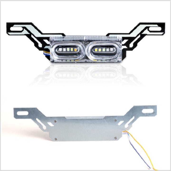 Đèn LED gắn biển số xe máy - cánh chim