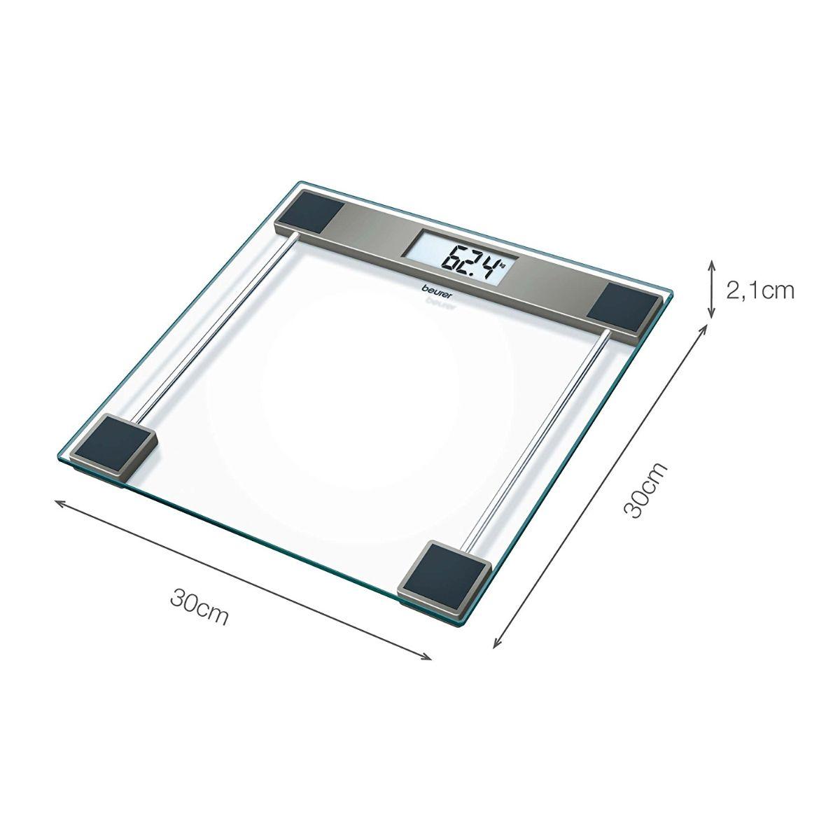 Cân điện tử đặt tại phòng tắm Beurer GS11