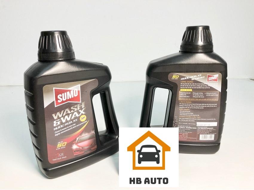 NƯỚC RỬA XE SUMO MẪU MỚI 1L