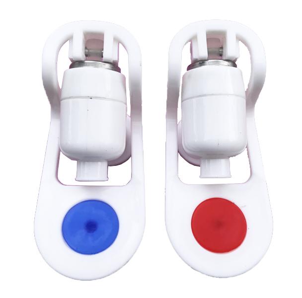 Combo 2 faucets for hot and cold drinking water machine