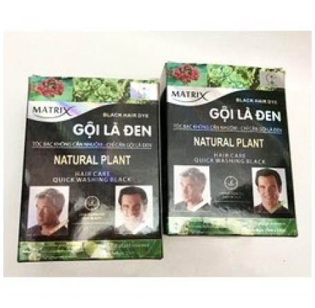 COMBO 5 GÓI Dầu Gội Nhuộm Tóc Gội Là Đen Matrix