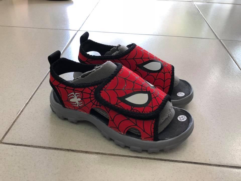 Sandal xốp cho bé trai (Đỏ viền đen)