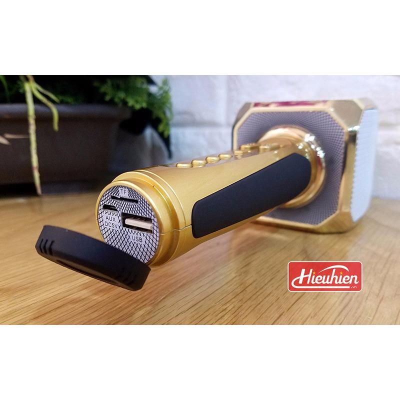 Micro kèm loa Bluetooth Karaoke SD-10  cực hay)