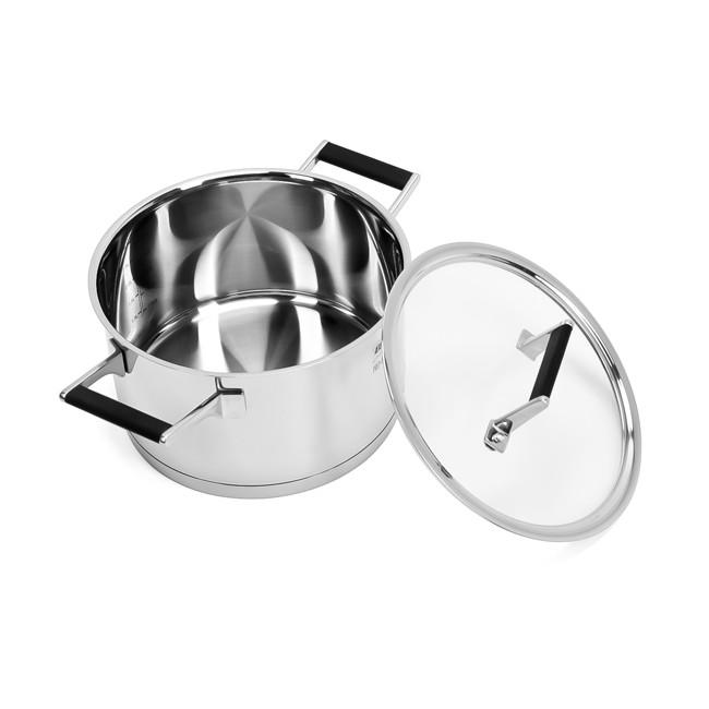 Bộ Nồi Inox Đáy Từ Elo Premium Skandinavia 4 chiếc tặng (1 chảo ILO Ceramic Hàn Quốc hoặc 1 xửng hấp inox Fivestar 24cm)