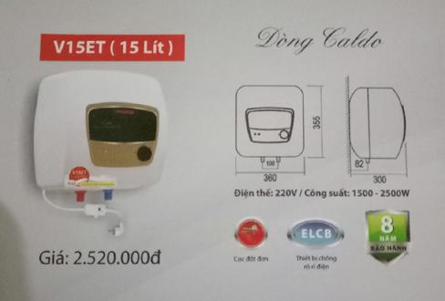 Bình nước nóng Picenza S15E.