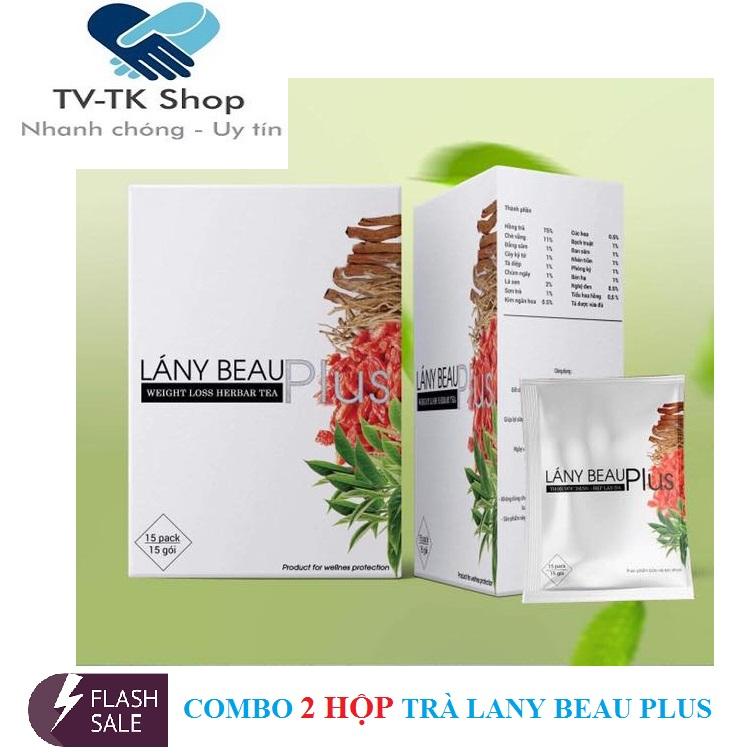 Combo 2 Hộp Trà Giảm Cân Đẹp Da Lany Beau Plus ( Hộp 15 gói)