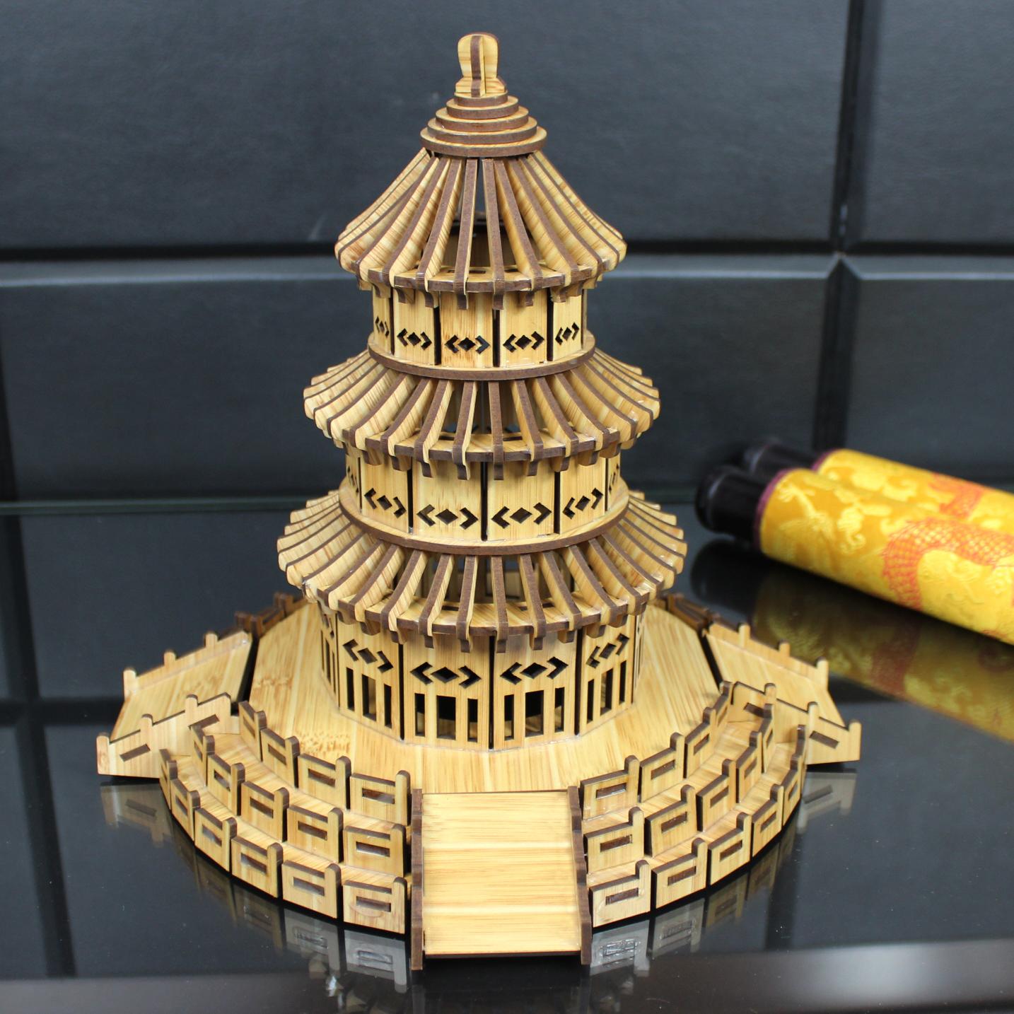 Đồ chơi lắp ráp gỗ 3D Mô hình Tháp Thiên Đường