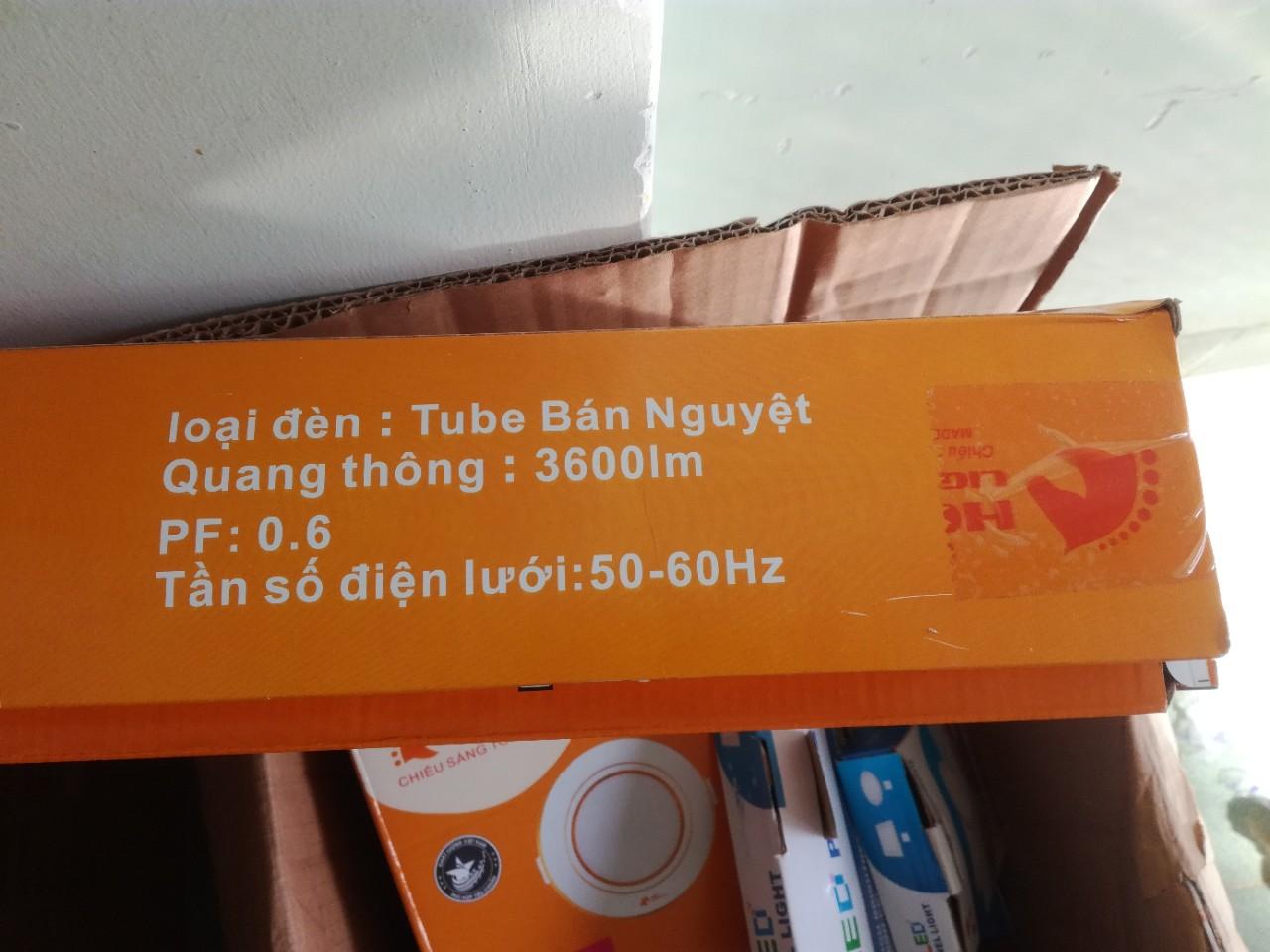 TUÝP BÁN NGUYỆT ĐẦU VUÔNG CAO CẤP 1m2 / 56W HC