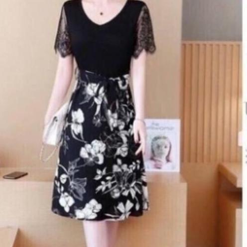 [HCM]ĐẦM DÁNG XÒE VẢI LỤA MỀM MỊN TPD