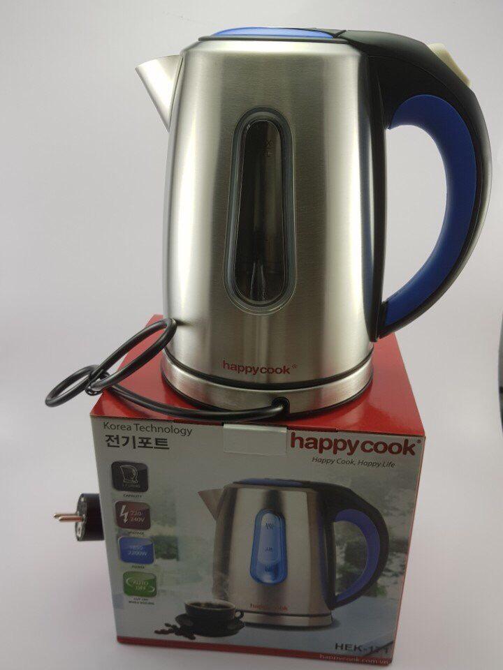 [HCM]Ấm đun siêu tốc HappyCook HEK-171 (Bạc)