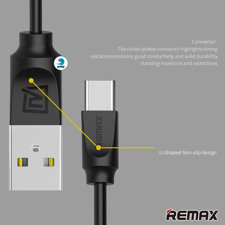 [HCM]Cáp sạc lò xo Remax Rc-117a cổng Type C (trắng)