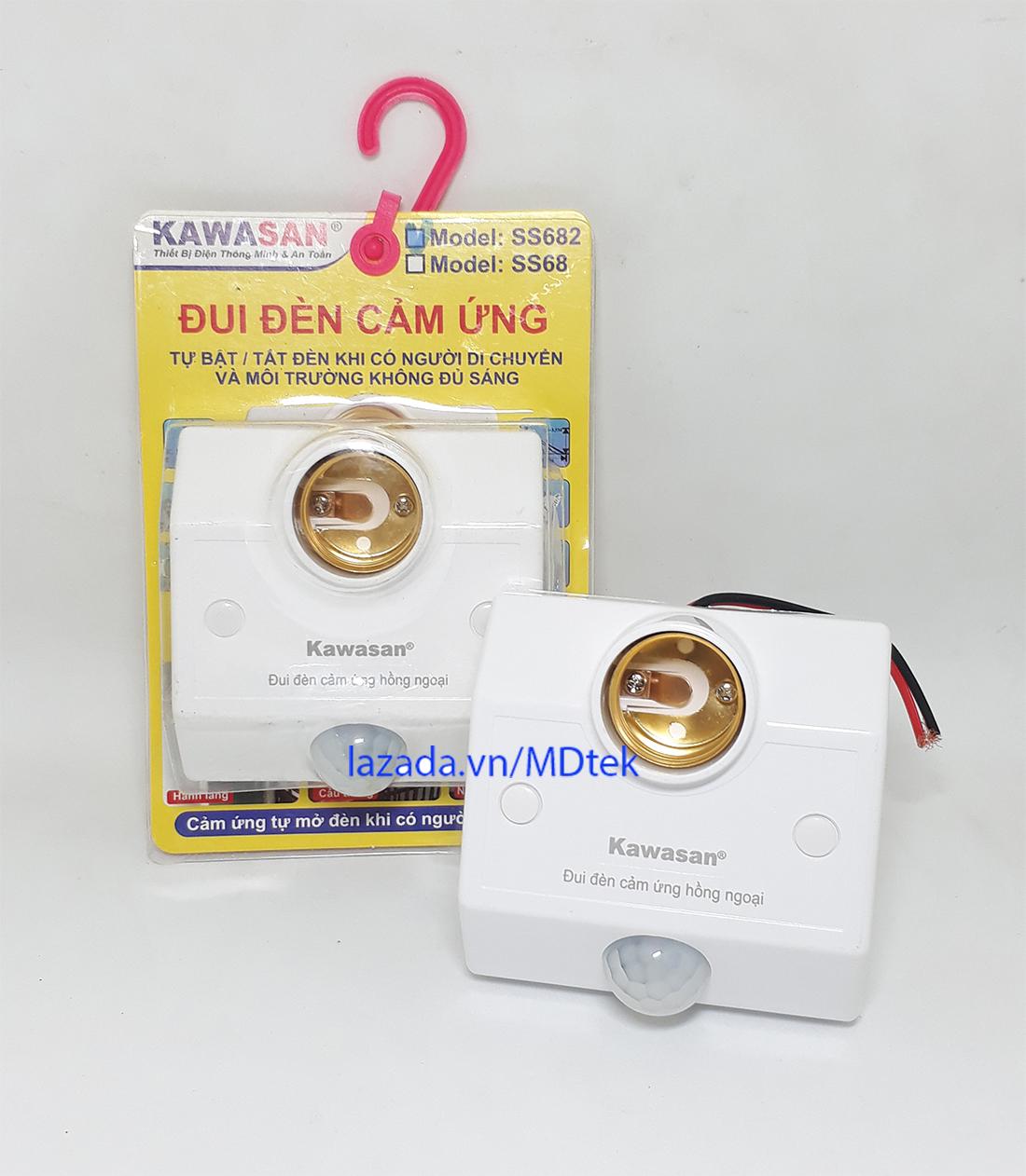 Đui đèn cảm ứng hồng ngoại thông minh Kawa SS682