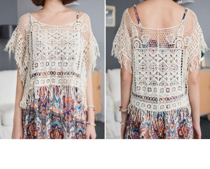 Áo lưới đi biển đi chơi thời trang M06