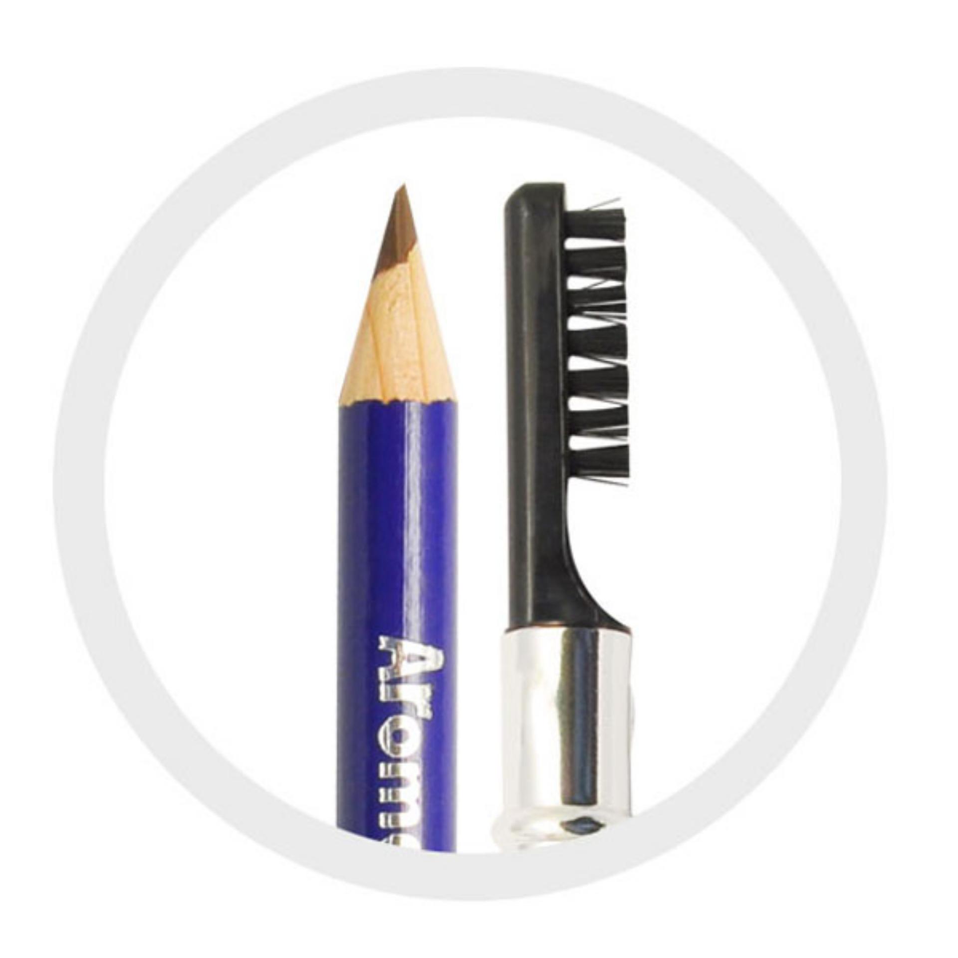 Chì vẽ chân mày Aroma Eyebrow Pencil No.33 Hàn Quốc 2g (Màu nâu)