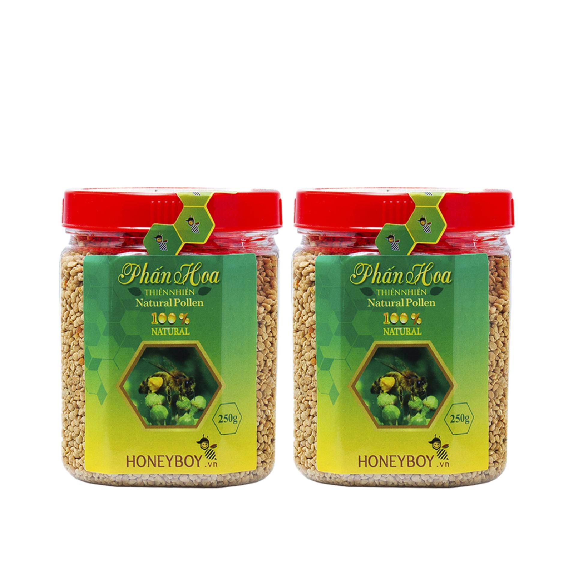 Bộ 2 phấn hoa thiên nhiên HONEYBOY 250g