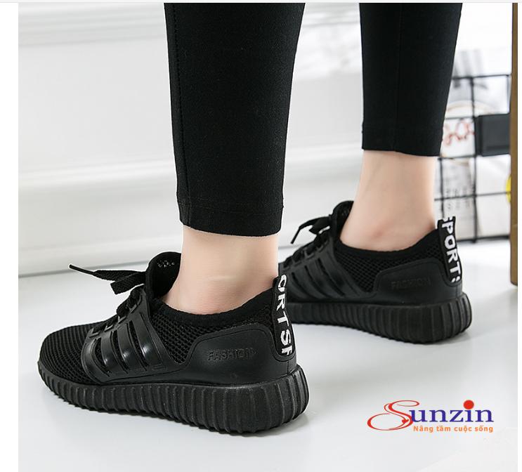 Giày thể thao nữ TVA9 (đen) size từ 35-40