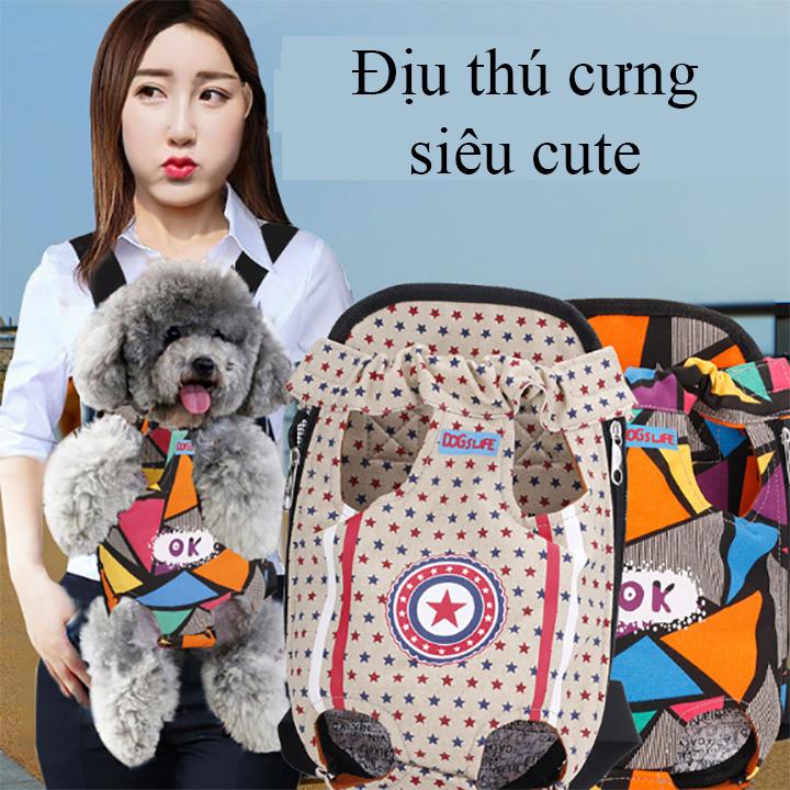 Balo,địu chó mèo thú cưng size L mã 001