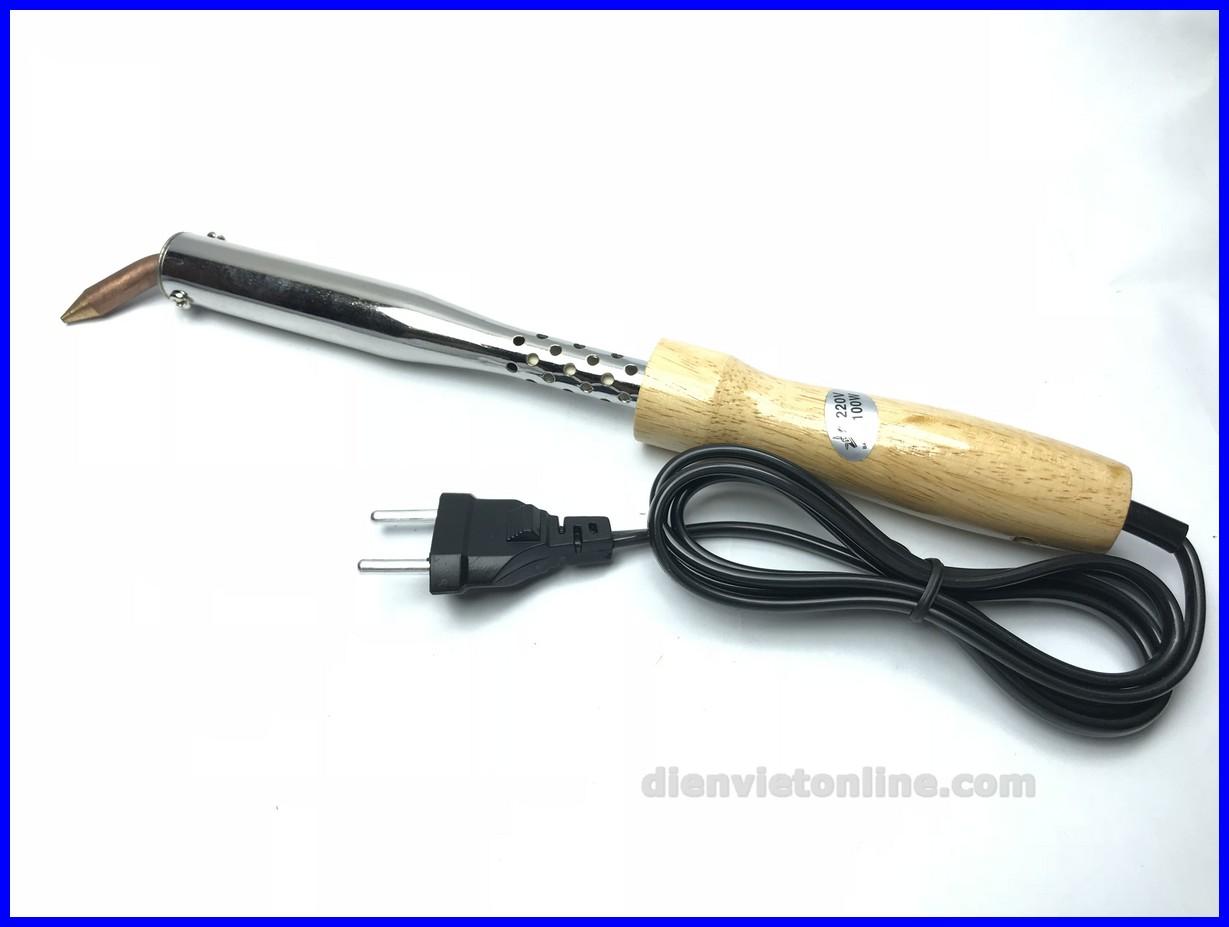 Mỏ hàn cán gỗ 100W Bá Quang cao cấp - Điện Việt