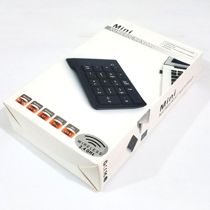 Bàn phím số không dây Mini Numeric Keypad - PC12