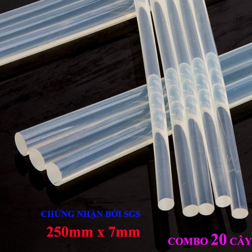 Combo 20 cây keo nến 250mm x 7mm chuyên dụng độ nhớt 12000 -16000