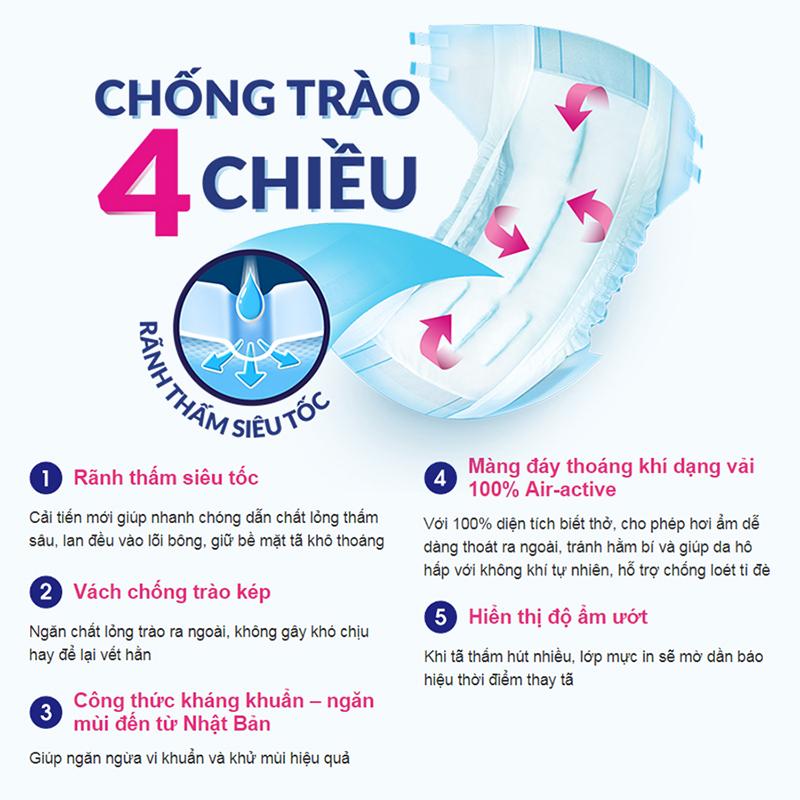 Bộ 2 gói Tã dán Caryn siêu thấm size ML 3 miếng [Bao bì thay đổi theo từng đợt nhập hàng]