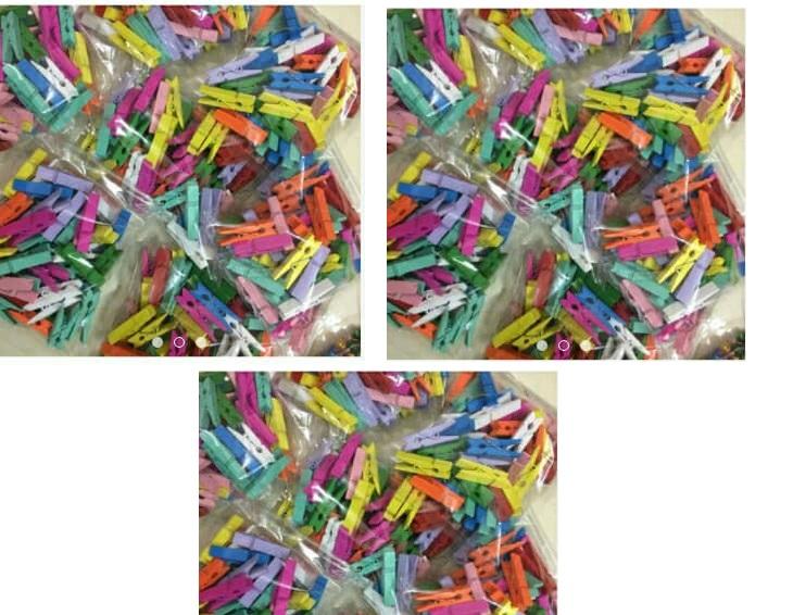 [HCM]50 kẹp gỗ nhiều màu