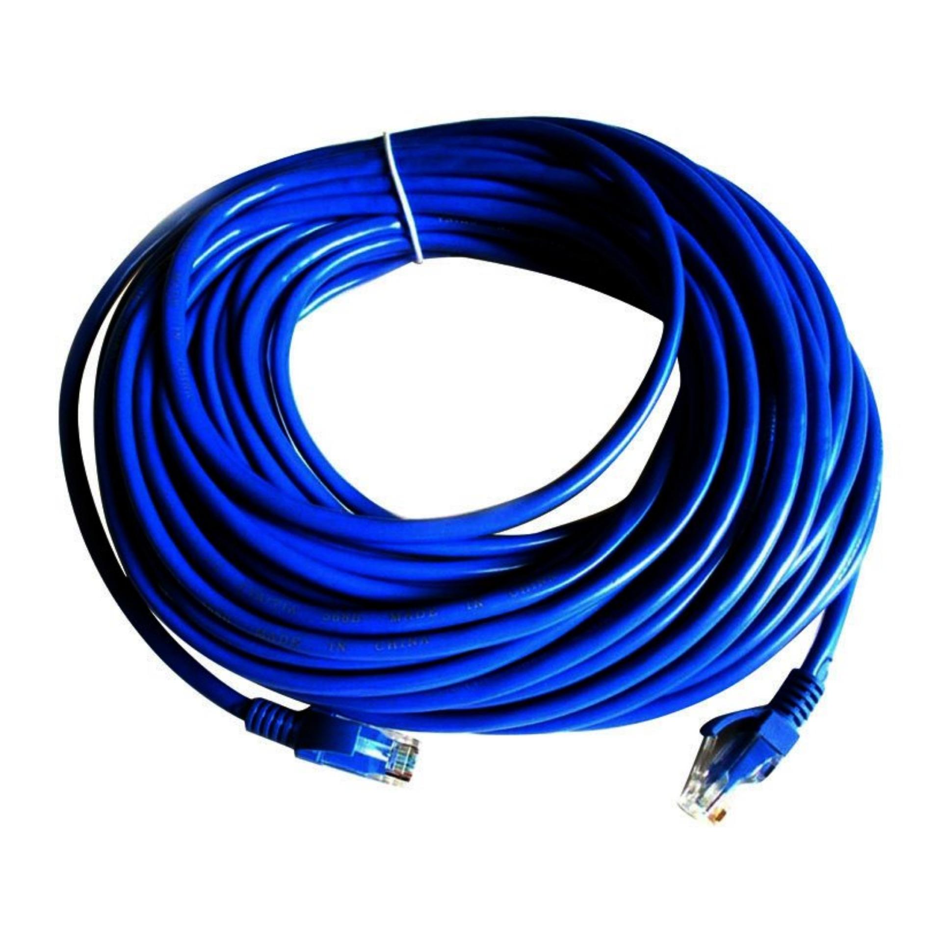 Dây cáp mạng cat5e  TB-Link bấm sẵn 2 đầu 20m (Xanh,Trắng)