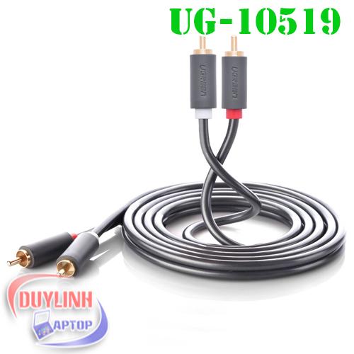 Cáp loa AV 2 hoa sen (RCA) dài 3M Ugreen 10519