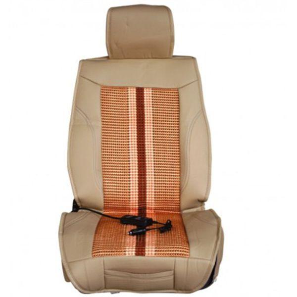 [HCM]ĐỆM GHẾ LÀM MÁT VÀ MASSAGE Ô TÔ L267-CS ( NÂU  KEM )