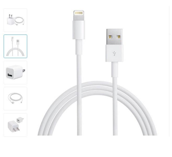 [HCM]Bộ dây và cốc sạc dành cho IPHONE 7/8PLUS loại rẻ